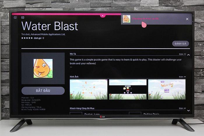cách tải ứng dụng trên tivi lg