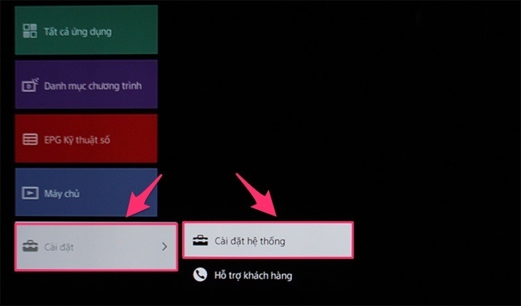 cách dò kênh trên internet tivi sony 2017