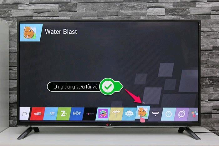cách tải ứng dụng trên tivi lg