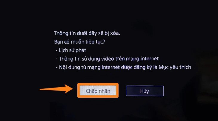 hướng dẫn cách khắc phục các lỗi youtube thường gặp trên tivi sony