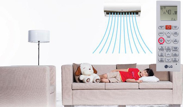 cách chỉnh chế độ kiểm soát năng lượng chủ động trên máy lạnh lg