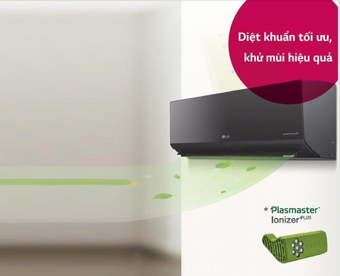 tác dụng công nghệ plasmaster trên máy lạnh lg