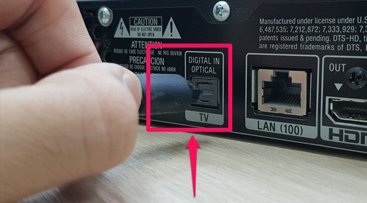 cách xuất âm thanh qua cổng optical trên tivi sony 2018