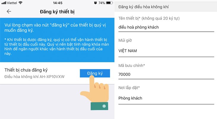 hướng dẫn điều khiển dòng máy lạnh sharp wifi bằng điện thoại