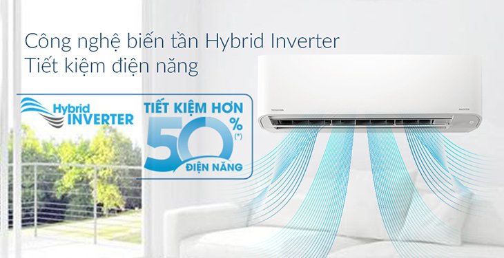 công nghệ hybrid inverter trên máy lạnh toshiba