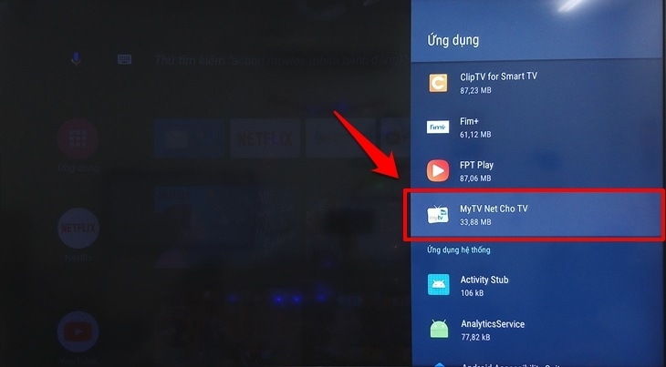 cách xoá ứng dụng trên android tivi sharp 2018