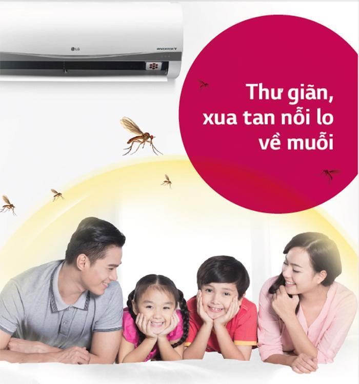 cách sử dụng tính năng đuổi muỗi trên máy lạnh lg