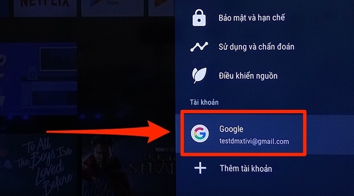 cách đăng nhập tài khoản google trên android tivi sharp 2018