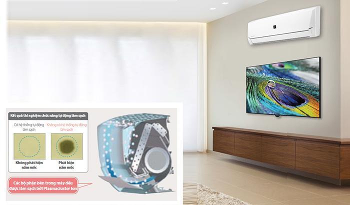 công nghệ làm lạnh khử mùi trên máy lạnh sharp
