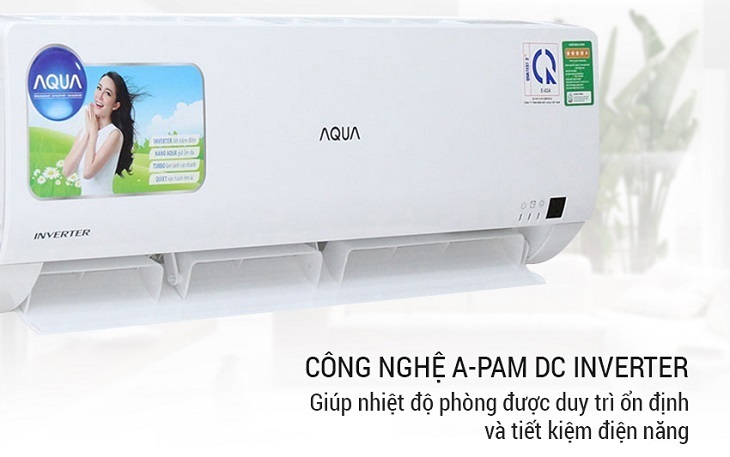 công nghệ a-pam dc inverter trên máy lạnh aqua
