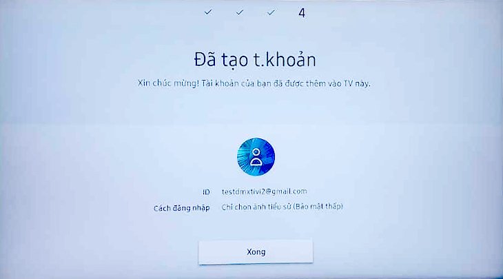 cách tạo tài khoản samsung account trên smart tivi samsung 2018