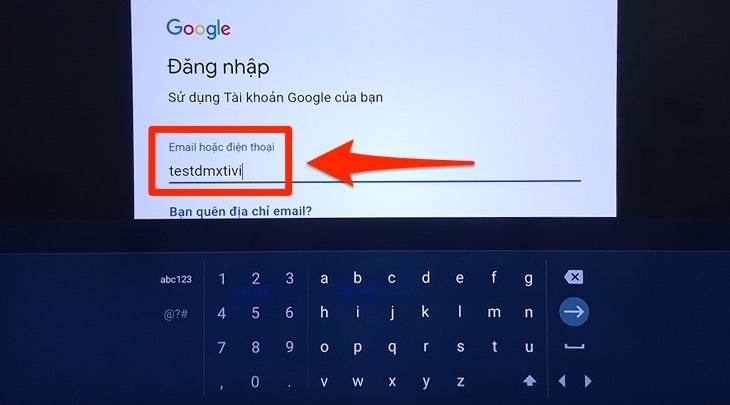 cách đăng nhập tài khoản google trên android tivi sharp 2018