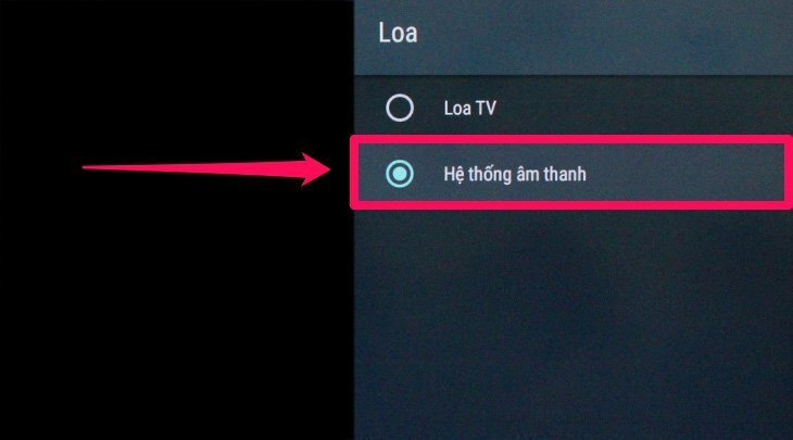 cách xuất âm thanh qua cổng optical trên tivi sony 2018