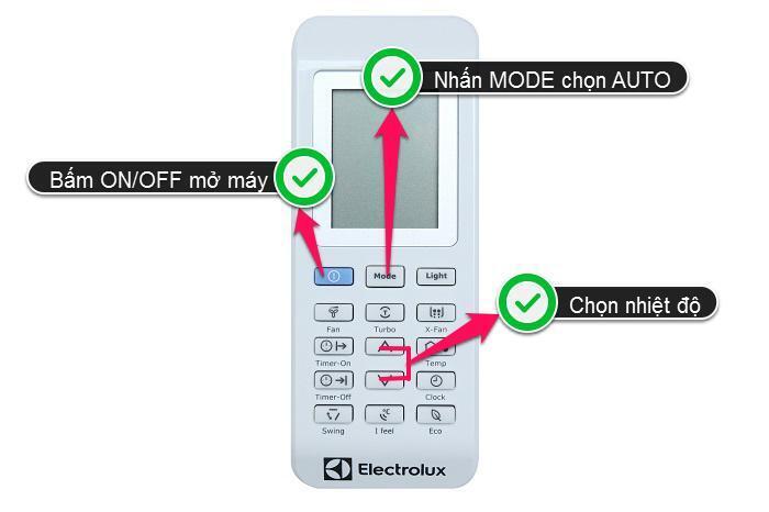 cách sử dụng máy lạnh electrolux