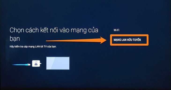 hướng dẫn kết nối mạng trên android tivi sony 2018