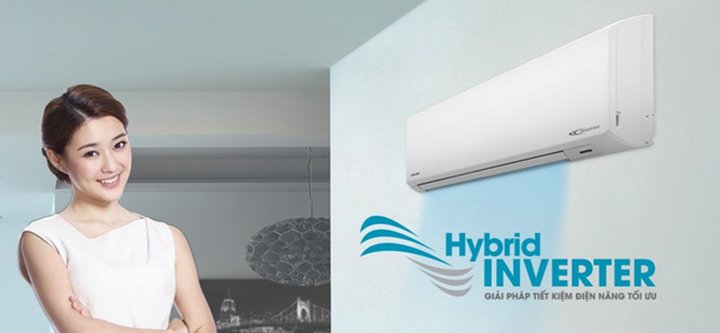 công nghệ hybrid inverter trên máy lạnh toshiba