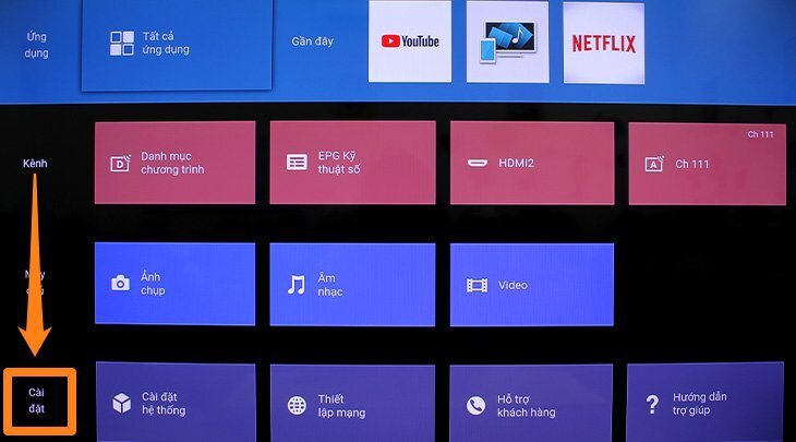 hướng dẫn cách khắc phục các lỗi youtube thường gặp trên tivi sony