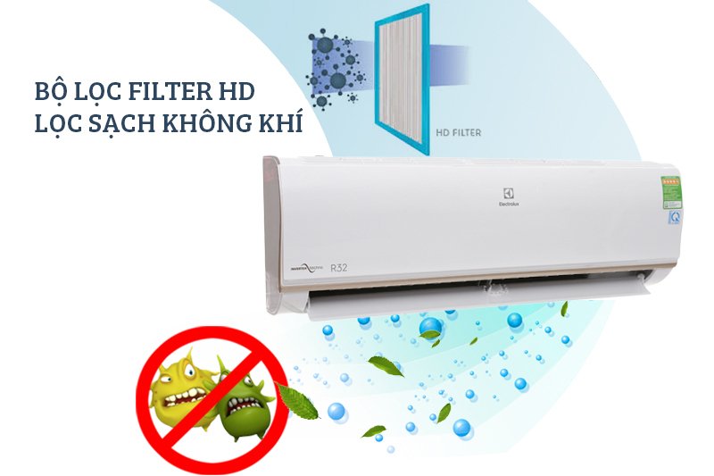 công nghệ kháng khuẩn khử mùi trên máy lạnh electrolux