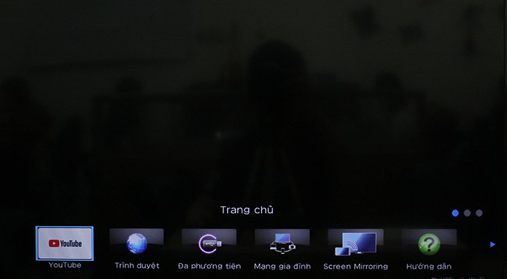 các bước thiết lập đầu tiên trên smart tivi sharp 2018