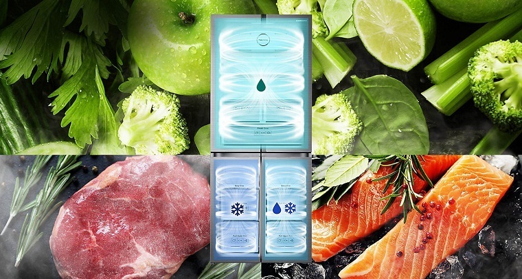 các công nghệ nổi bật trên dòng tủ lạnh multi door của samsung