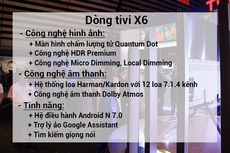 tổng quan về các dòng tivi tcl 2018
