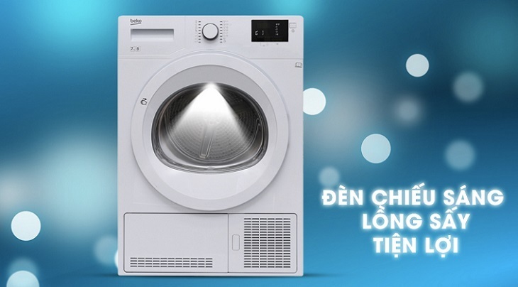 các công nghệ và tiện ích thường gặp trên máy sấy quần áo beko