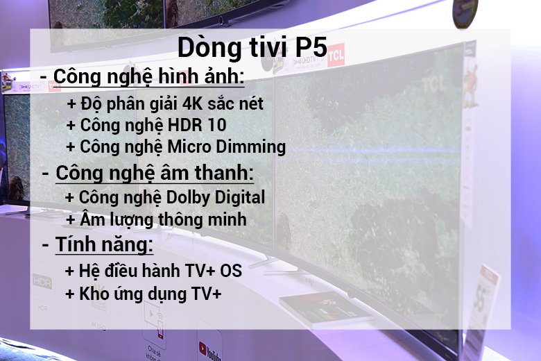 tổng quan về các dòng tivi tcl 2018