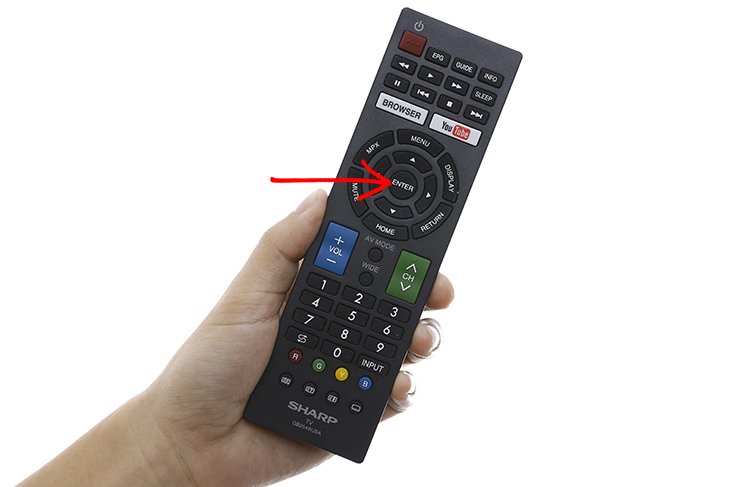 các bước thiết lập đầu tiên trên smart tivi sharp 2018