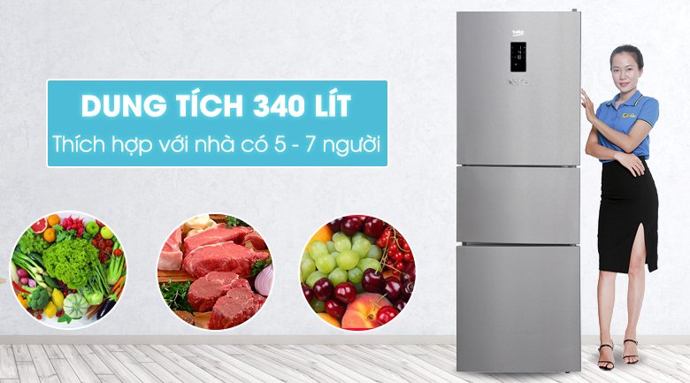 khám phá tủ lạnh 3 dàn lạnh độc lập của beko