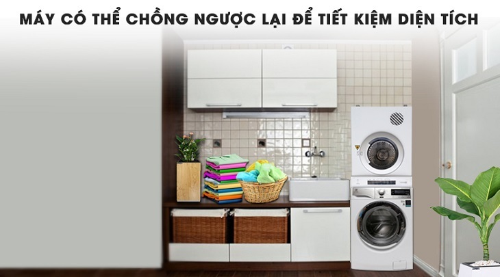 các công nghệ và tiện ích thường gặp trên máy sấy quần áo