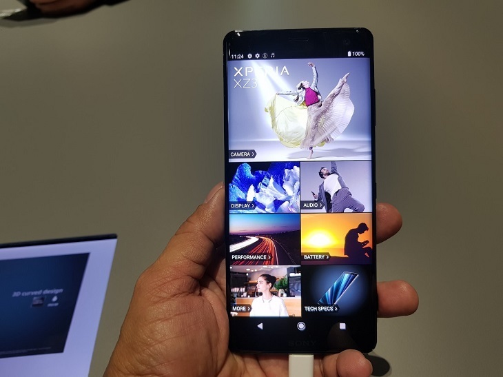 [ifa 2018] sony ra mắt xperia thế hệ thứ 3 dòng xz với màn hình oled đến 6 inch, cảm ứng cạnh đặc sắc