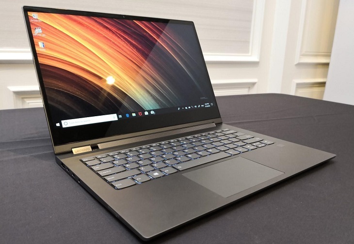 [ifa 2018] lenovo ra mắt dòng laptop flagship mới có dải loa và bút cảm ứng ở bản lề xoay 360 độ ấn tượng