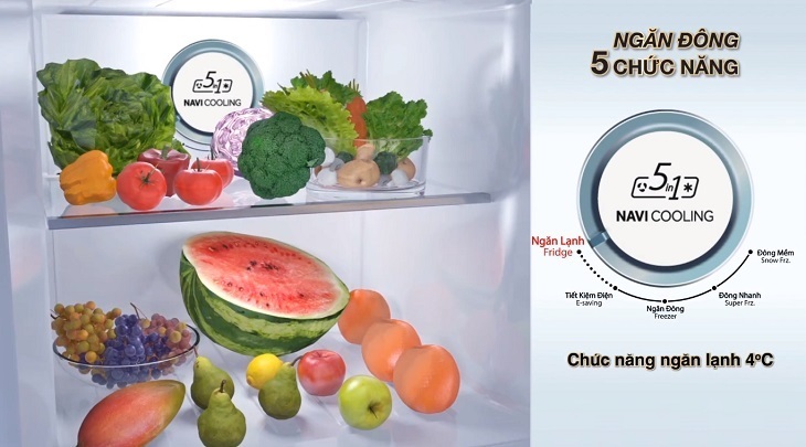 ngăn đông 5 chức năng trên tủ lạnh aqua có gì đặc biệt?