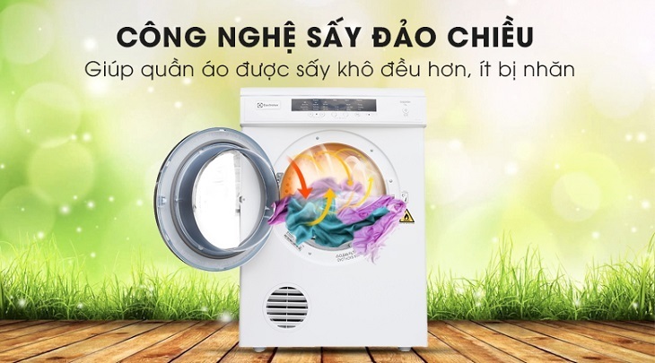 các công nghệ và tiện ích thường gặp trên máy sấy quần áo electrolux