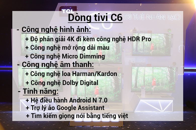 tổng quan về các dòng tivi tcl 2018