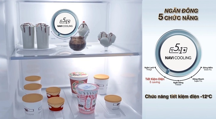 ngăn đông 5 chức năng trên tủ lạnh aqua có gì đặc biệt?