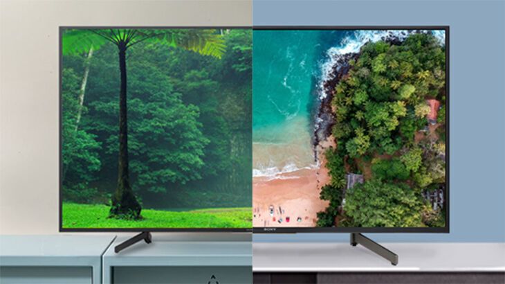 so sánh smart tivi sony x7000g và android tivi x8000g, nên chọn dòng nào?