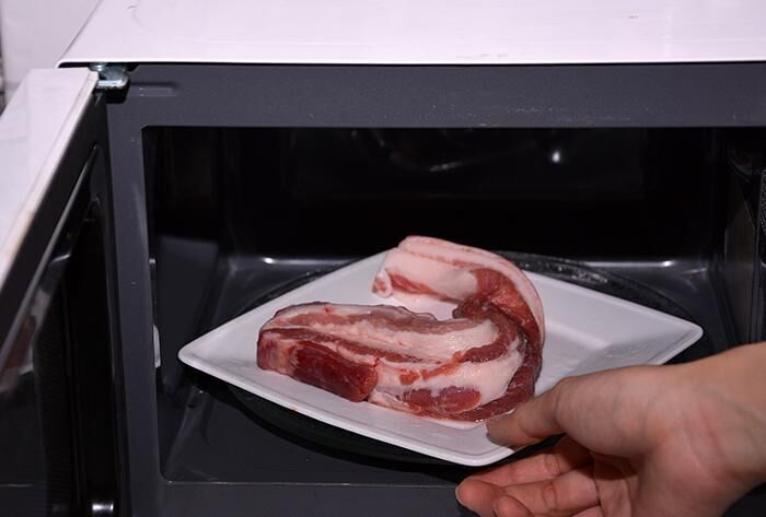 hướng dẫn rã đông từ lò vi sóng