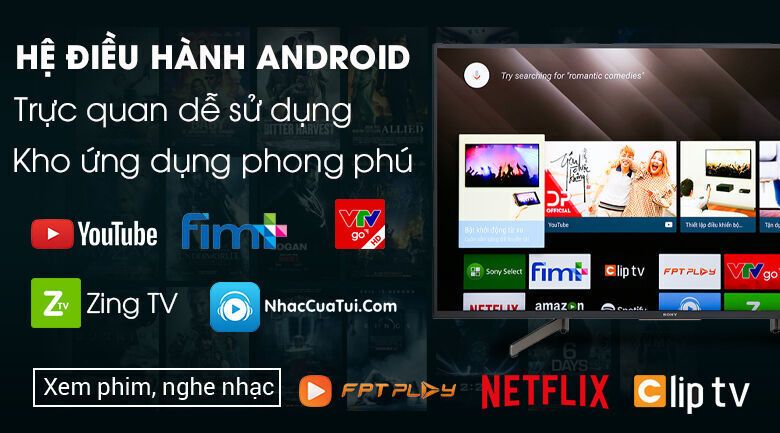 so sánh smart tivi sony x7000g và android tivi x8000g, nên chọn dòng nào?