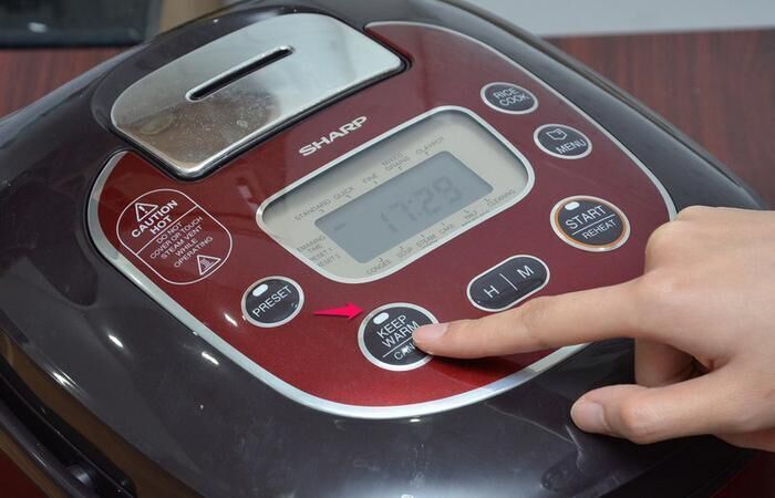 cách nấu cơm bằng chế độ hẹn giờ ở nồi cơm điện tử