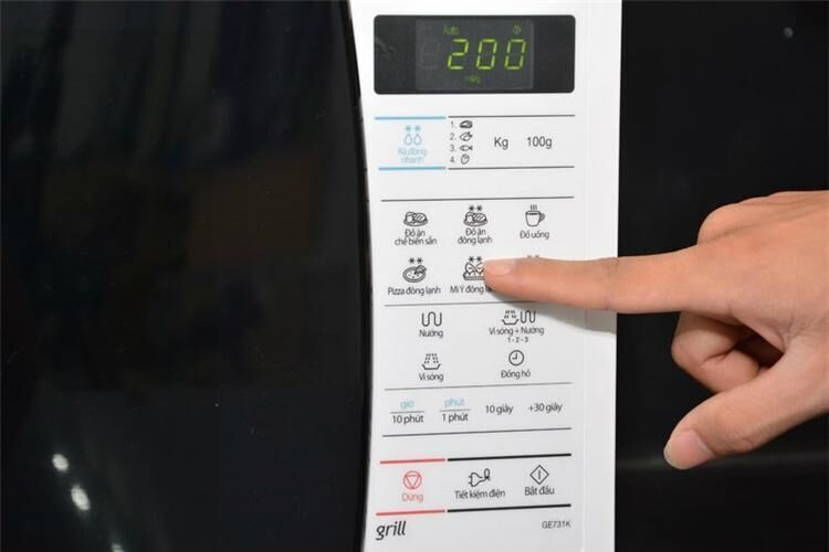 các chức năng của lò vi sóng