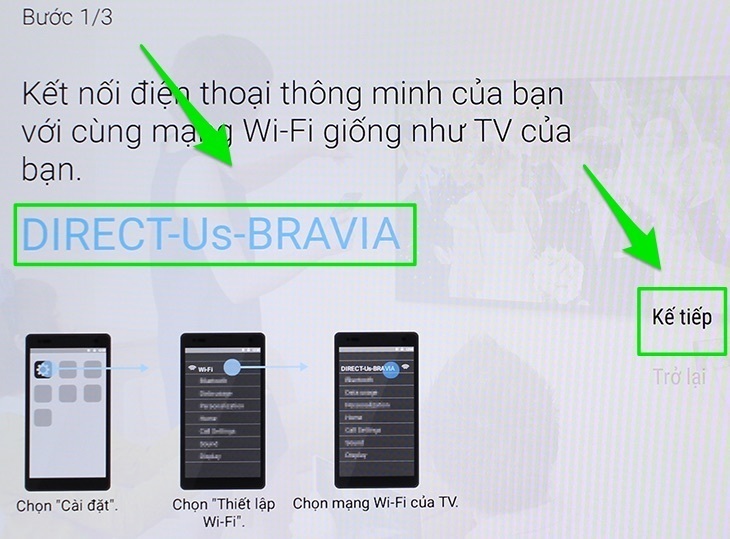 cách chuyển hình từ điện thoại lên android tivi sony 2016 qua photo share