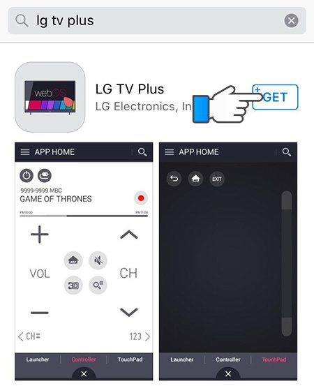 cách dùng iphone điều khiển tivi lg