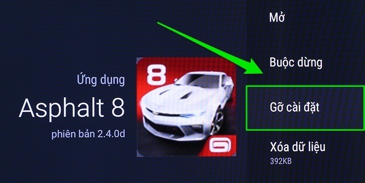 cách xoá ứng dụng trên android tivi sony 2016