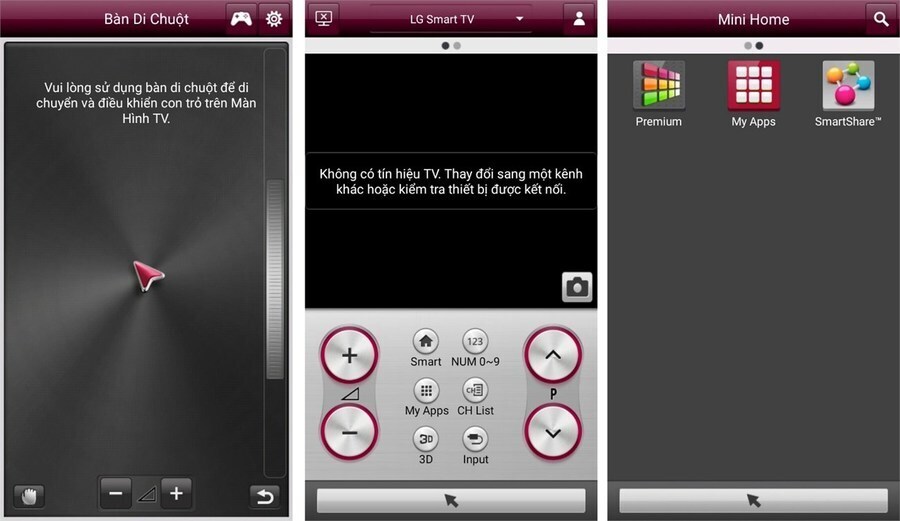 điều khiển smart tivi lg với ứng dụng lg tv remote, lg tv plus