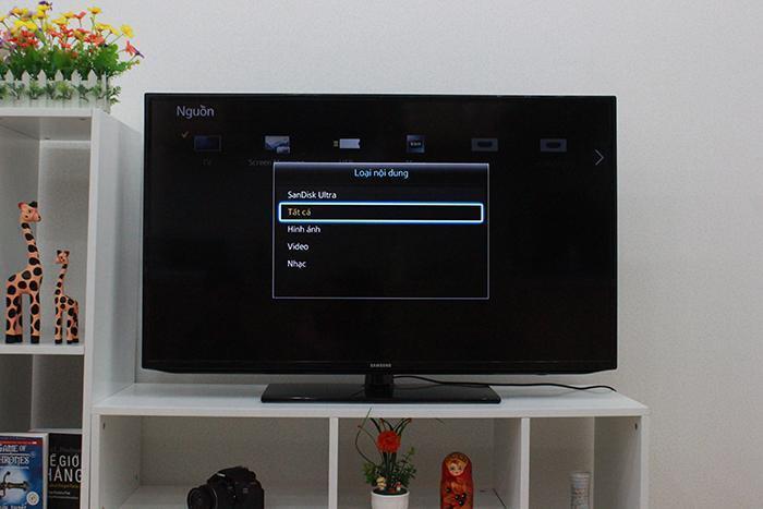 cách xem phim, xem ảnh, nghe nhạc trên tivi qua cổng usb