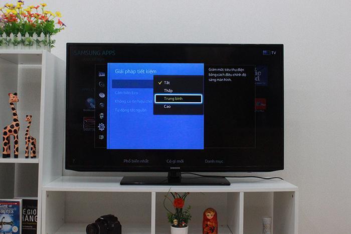 cài đặt chế độ tiết kiệm điện cho tivi samsung