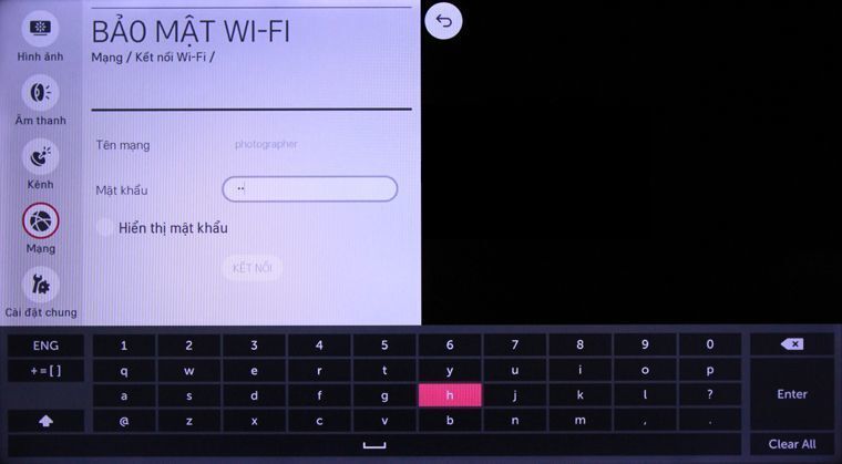 cách kết nối mạng cho smart tivi lg chạy hệ điều hành webos