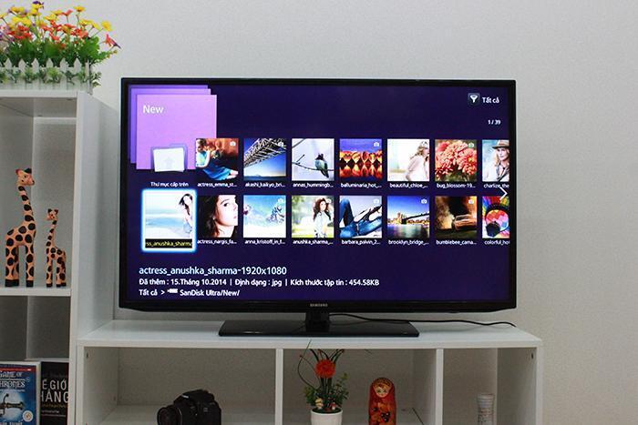 cách xem phim, xem ảnh, nghe nhạc trên tivi qua cổng usb