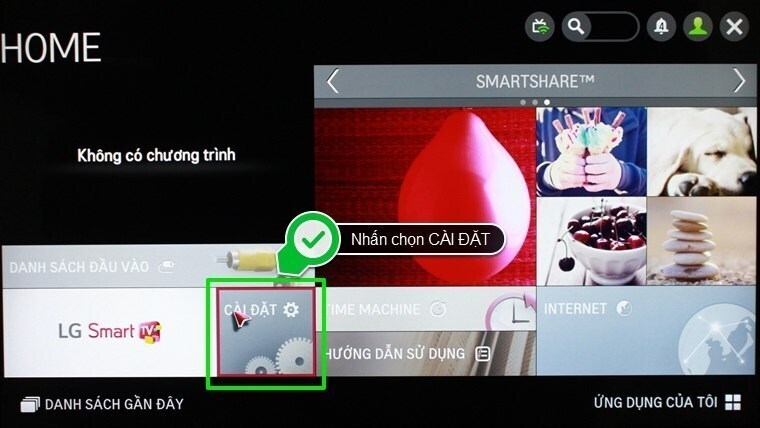 cách bật chế độ tiết kiệm năng lượng trên smart tivi lg hệ điều hành netcast